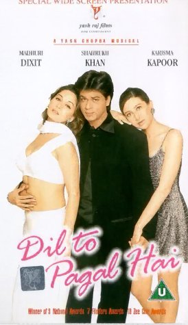 Madhuri Dixit, Karisma Kapoor and Shah Rukh Khan in Dil To Pagal Hai (1997)