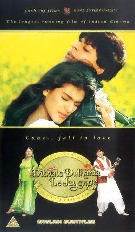 Kajol and Shah Rukh Khan in Dilwale Dulhania Le Jayenge (1995)