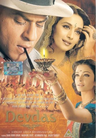 Madhuri Dixit, Shah Rukh Khan and Aishwarya Rai Bachchan in Devdas (2002)