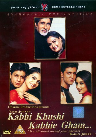 Amitabh Bachchan, Hrithik Roshan, Kajol, Kareena Kapoor, Jaya Bhaduri and Shah Rukh Khan in Kabhi Khushi Kabhie Gham... (2001)