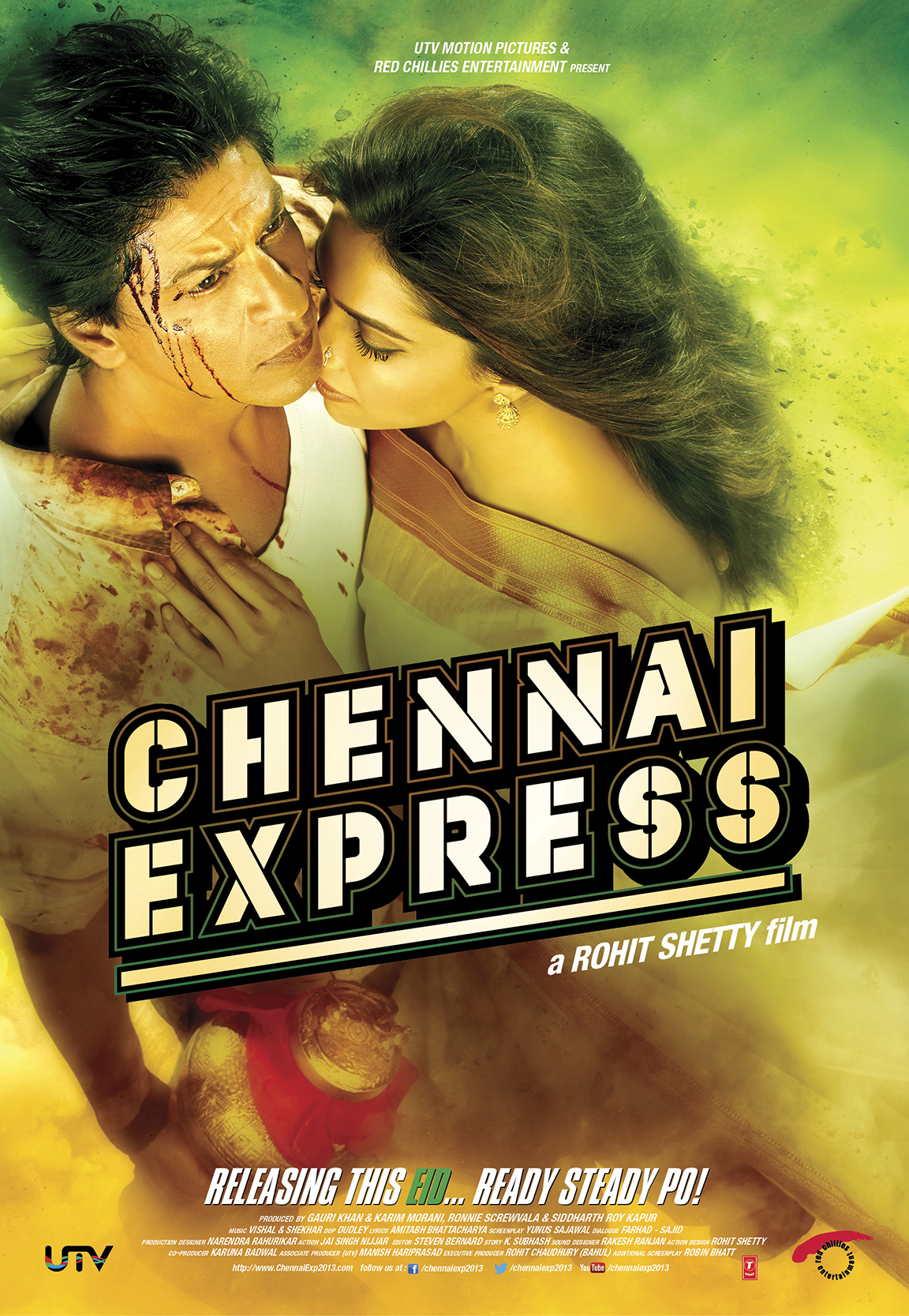 Shah Rukh Khan and Deepika Padukone in Chennai Express (2013)