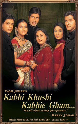 Amitabh Bachchan, Hrithik Roshan, Kajol, Kareena Kapoor, Jaya Bhaduri and Shah Rukh Khan in Kabhi Khushi Kabhie Gham... (2001)