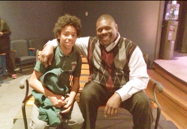 David Terrell w/ Coca Cola's Super Bowl Commercial Kid Star Phillip J. Cates (Philly Phil)