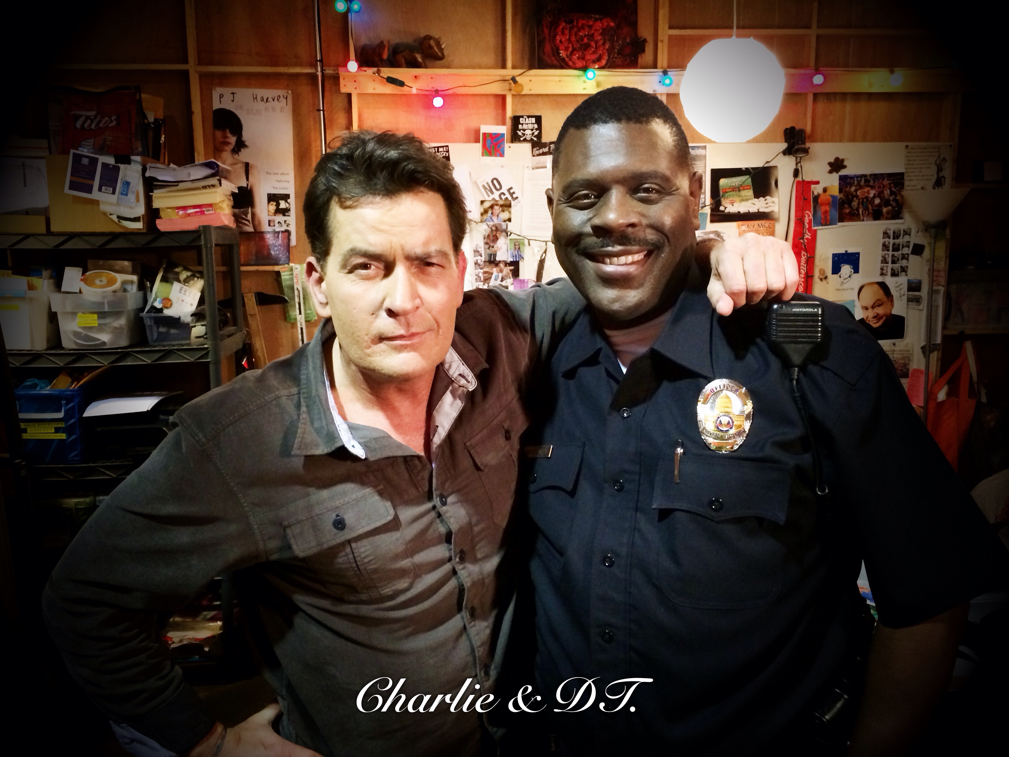 Charlie Sheen & Myself on the set of series: ANGER MANAGEMENT (episode=Charlie And The Houseful Of Hookers).