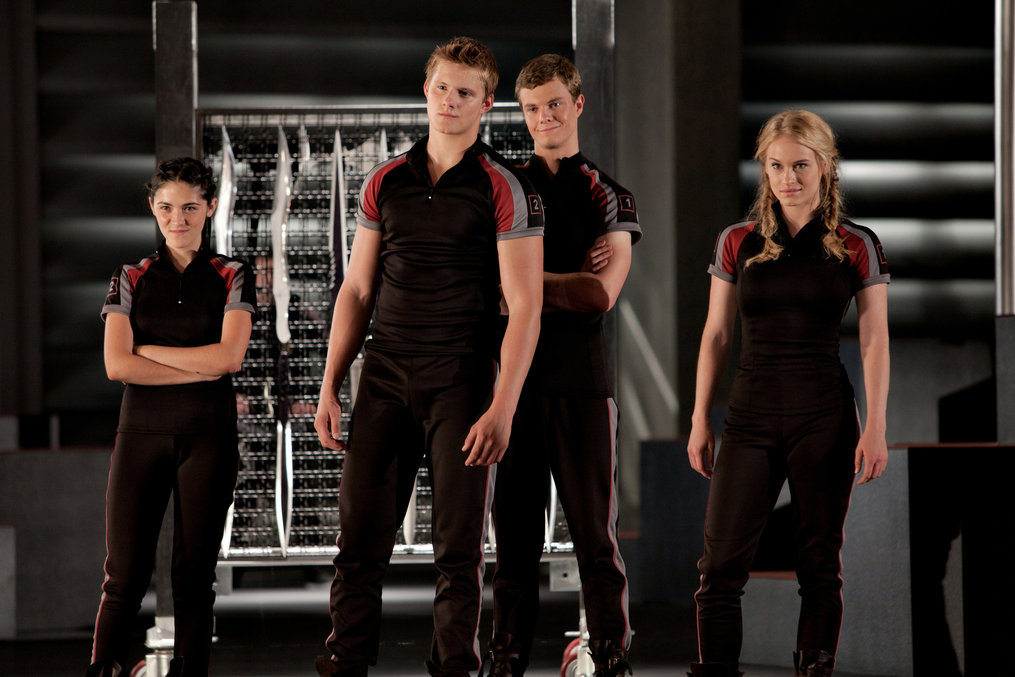 Still of Alexander Ludwig, Leven Rambin, Isabelle Fuhrman and Jack Quaid in Bado zaidynes (2012)