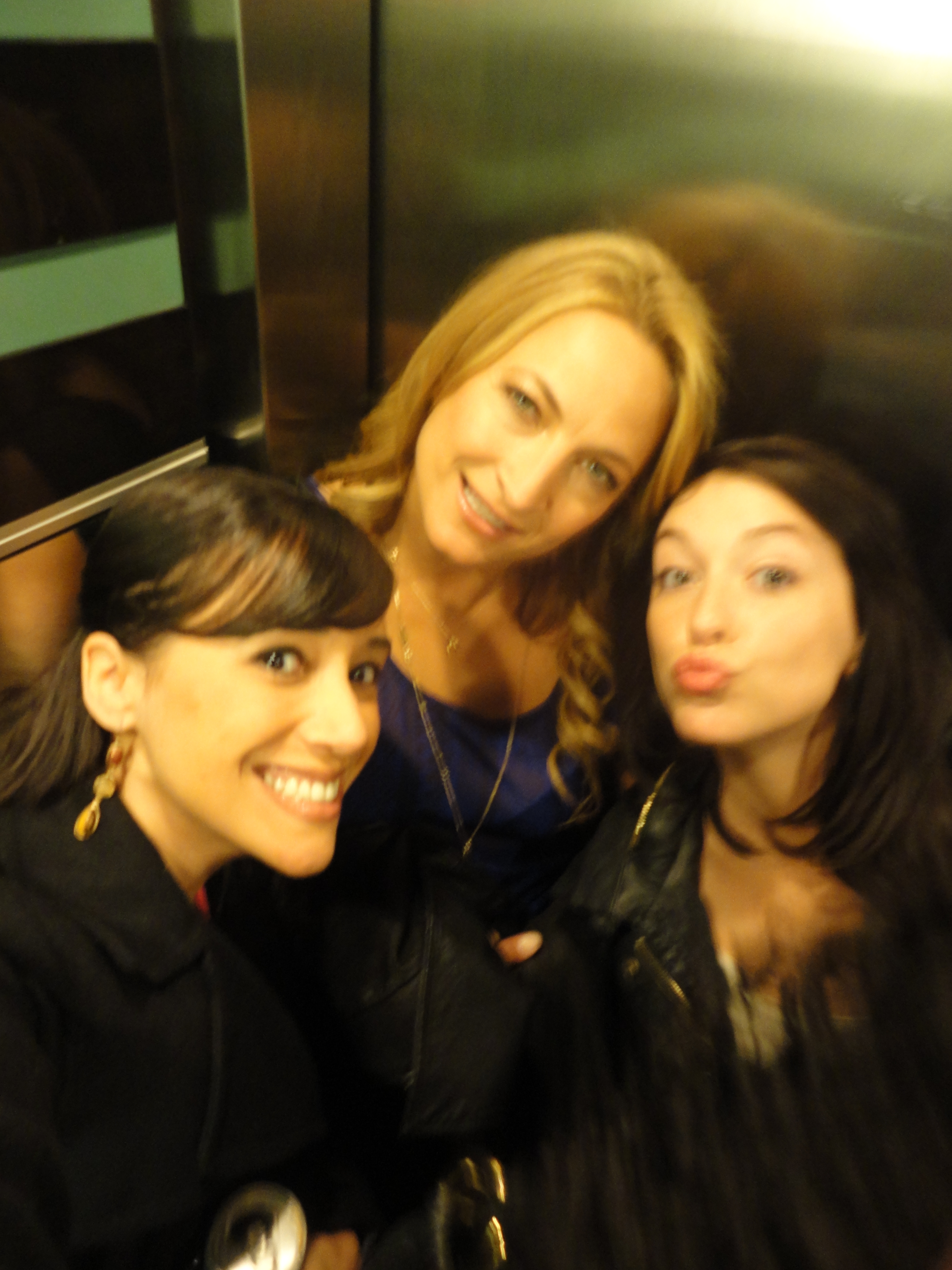 Victoria Cruz, Zoe Bell, and Bailey Borders in New York for Raze.