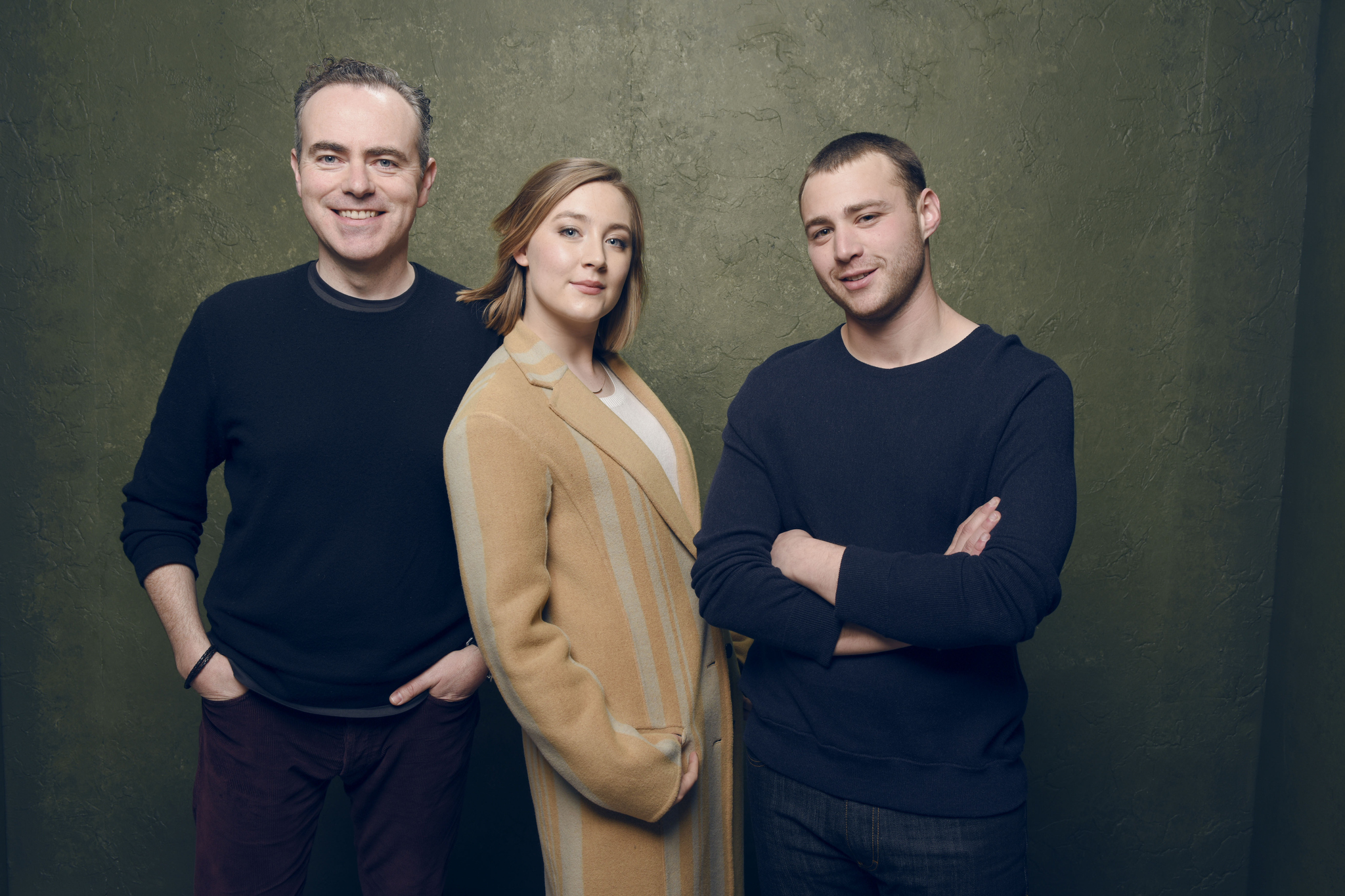 John Crowley, Saoirse Ronan and Emory Cohen