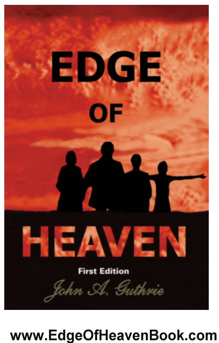 Edge Of Heaven, the first novel in history with a skin DNA sample of the author on the title page (sticky tape, stuck to skin, then pressed onto the page). Very 