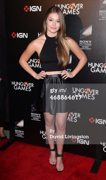 Kristina Kane/The Hungover Games Premiere red carpet