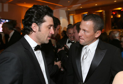 Patrick Dempsey and Lance Armstrong at event of The 79th Annual Academy Awards (2007)