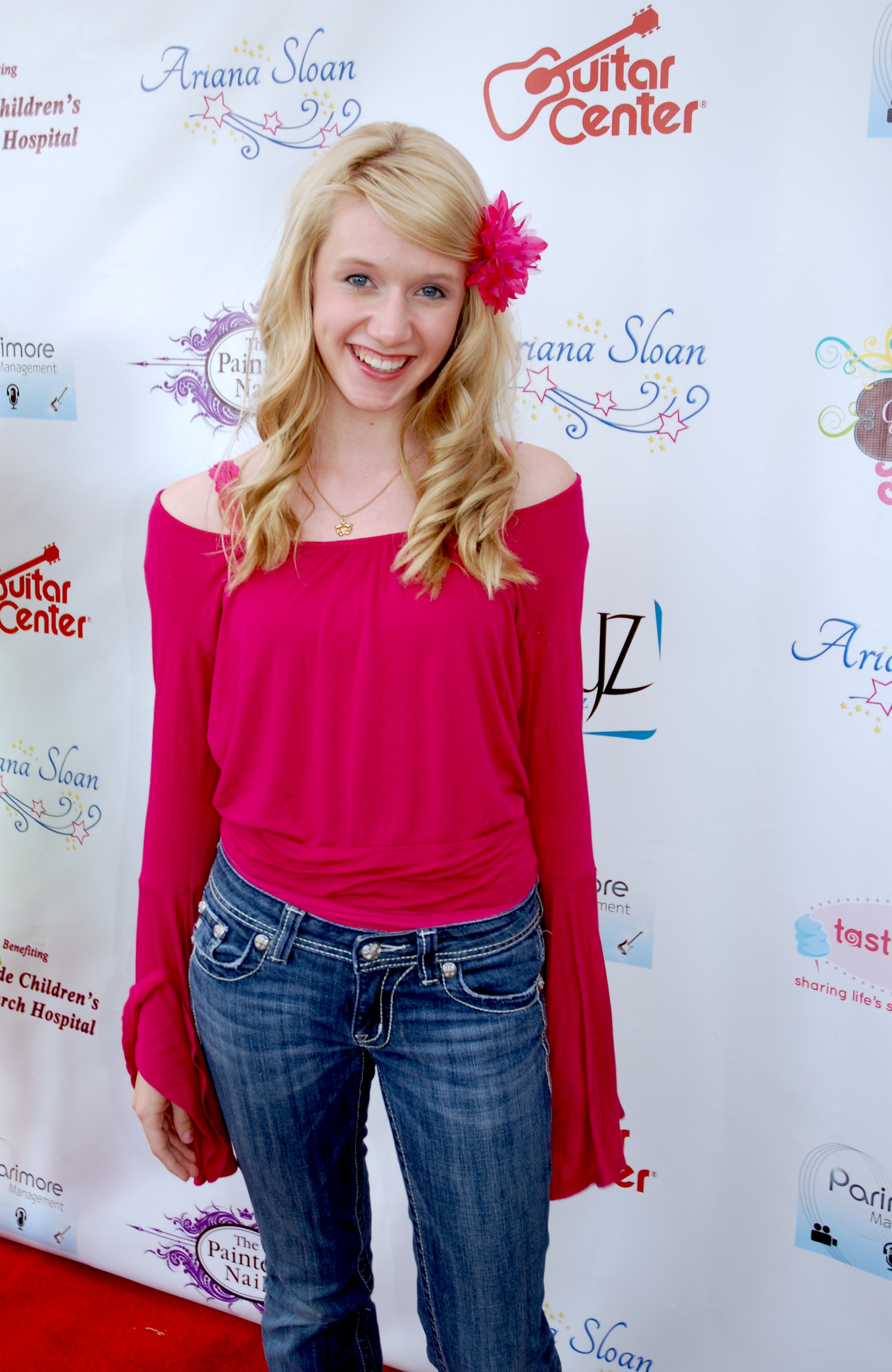 Nicole Tompkins at Ariana Sloan's CD release Red Carpet Event.