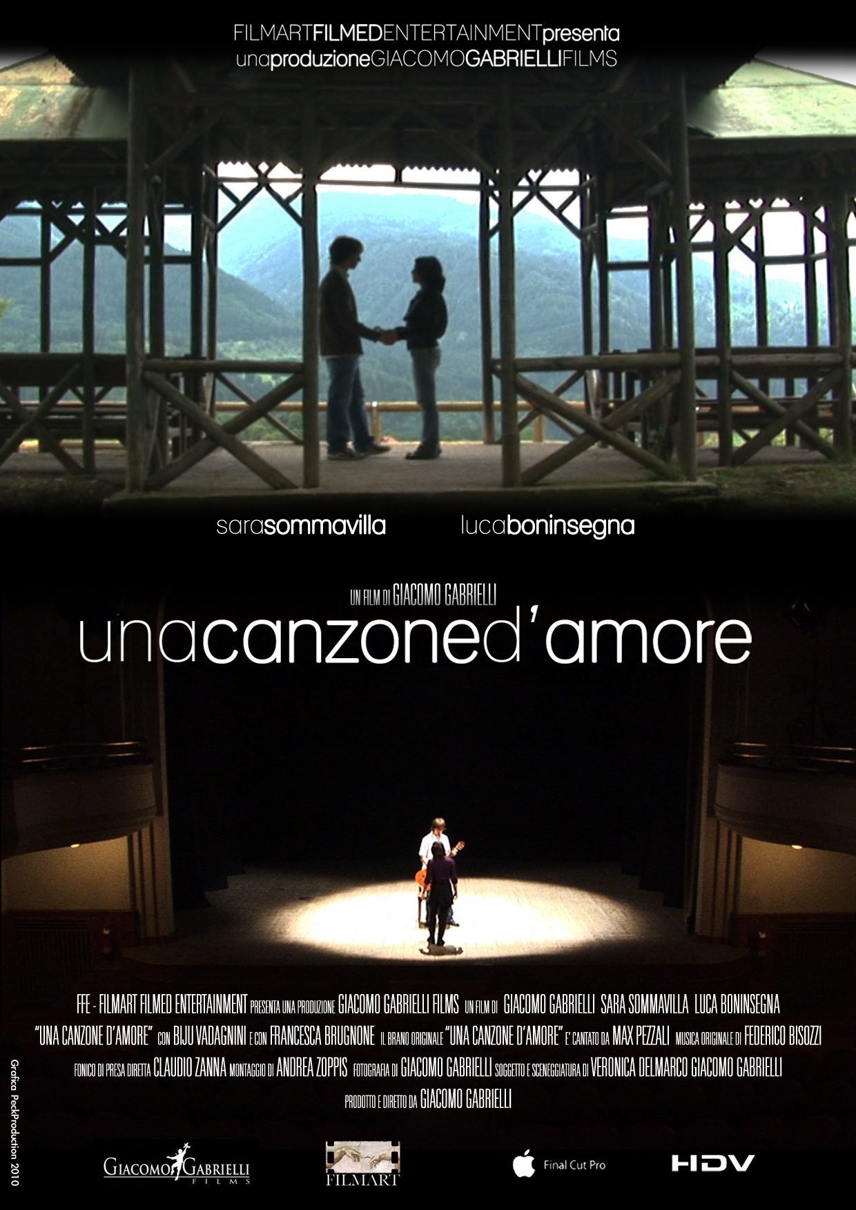 'Una canzone d'amore' (2007) movie poster.