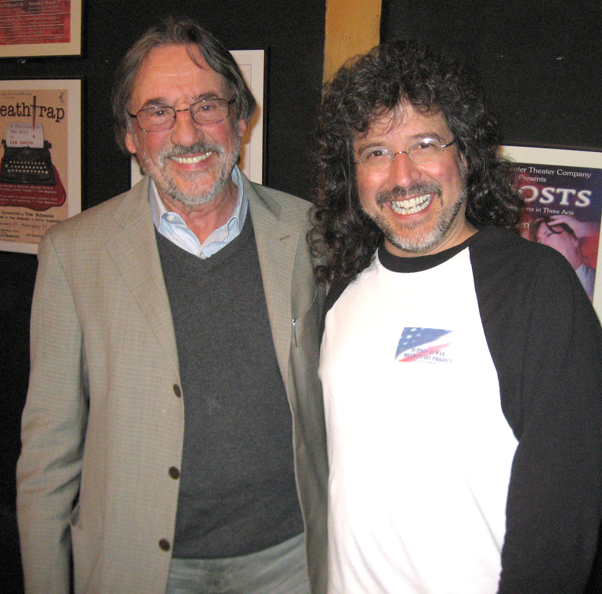 Mark Bonn with the amazing Hungarian Cinematographer Vilmos Zsigmond.