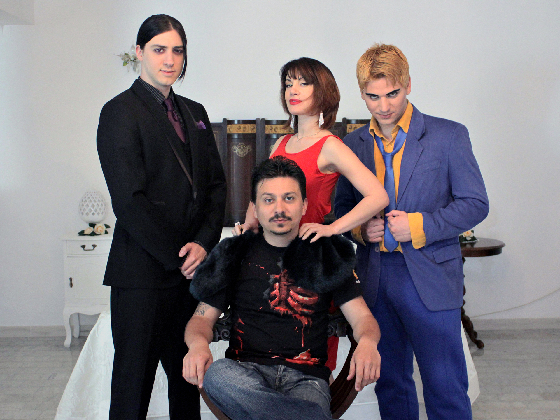 Still of Eros D'Antona, Ivan King, Crisula Stafida and Roberto D'Antona in Insane (2015)