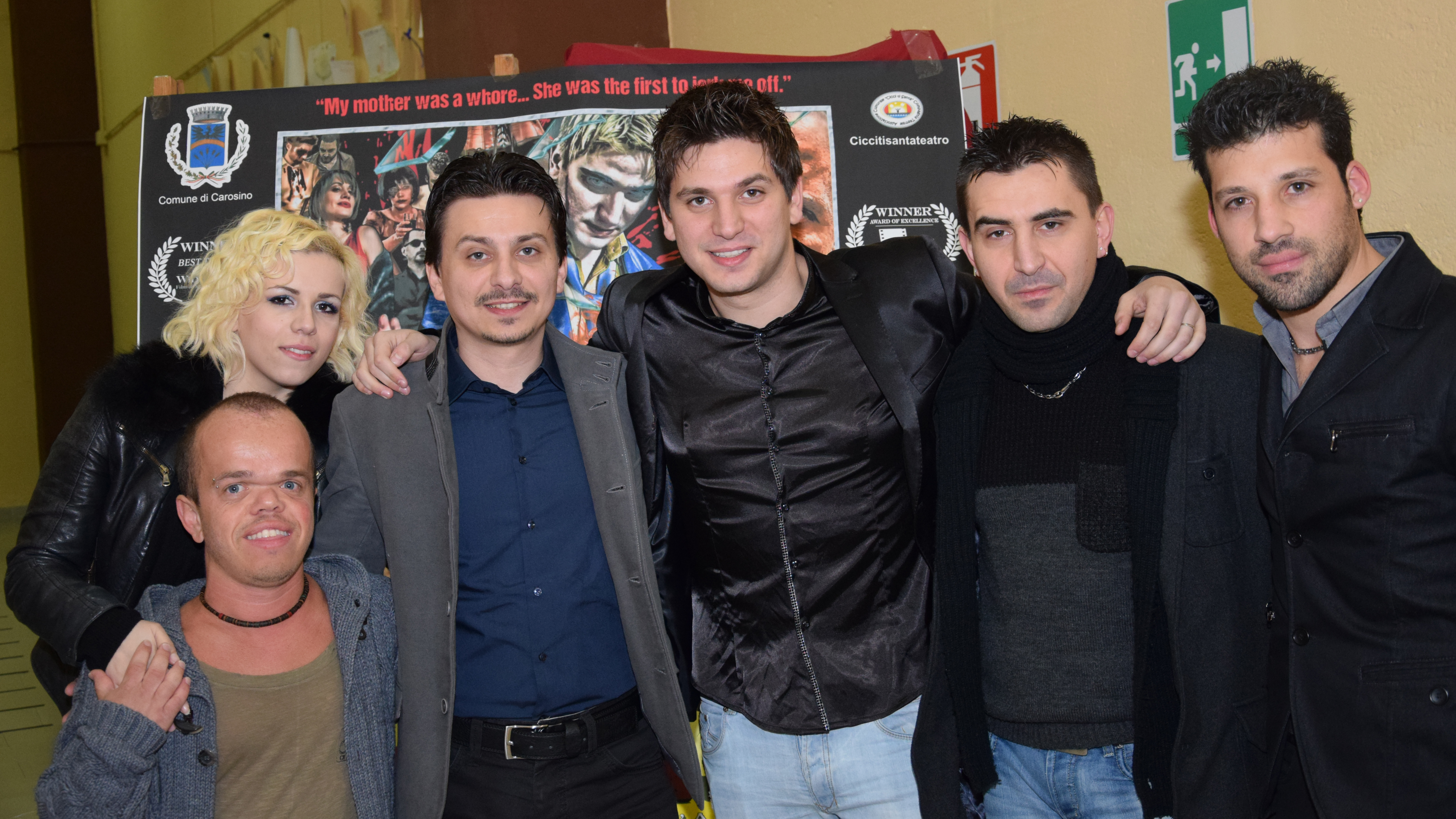 Lorenzo Del Conte, Mariantonietta Savino, Eros D'Antona, Roberto D'Antona, Mirko D'Antona and Roberto Marinelli at event of Insane (2015)