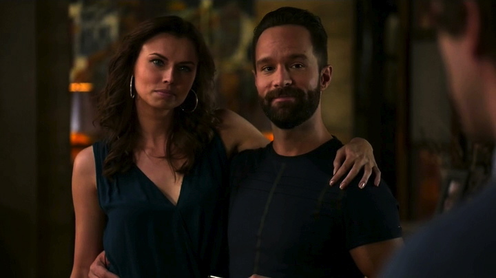 Still of Chris Diamantopoulos and Ksenia Lauren in Silicon Valley (2015)
