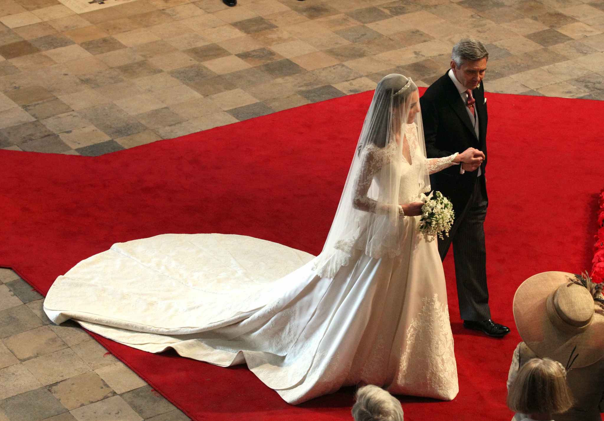 Catherine Duchess of Cambridge and Michael Middleton