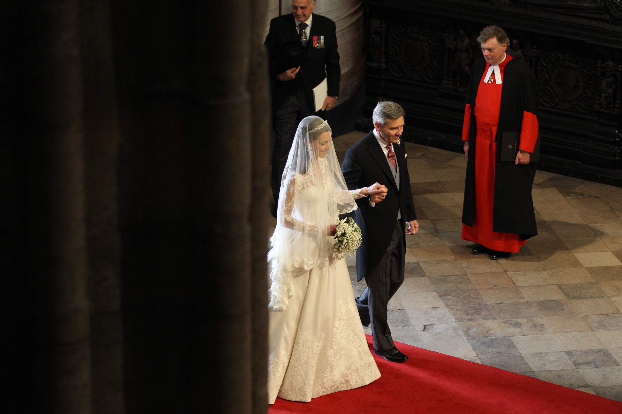 Catherine Duchess of Cambridge and Michael Middleton