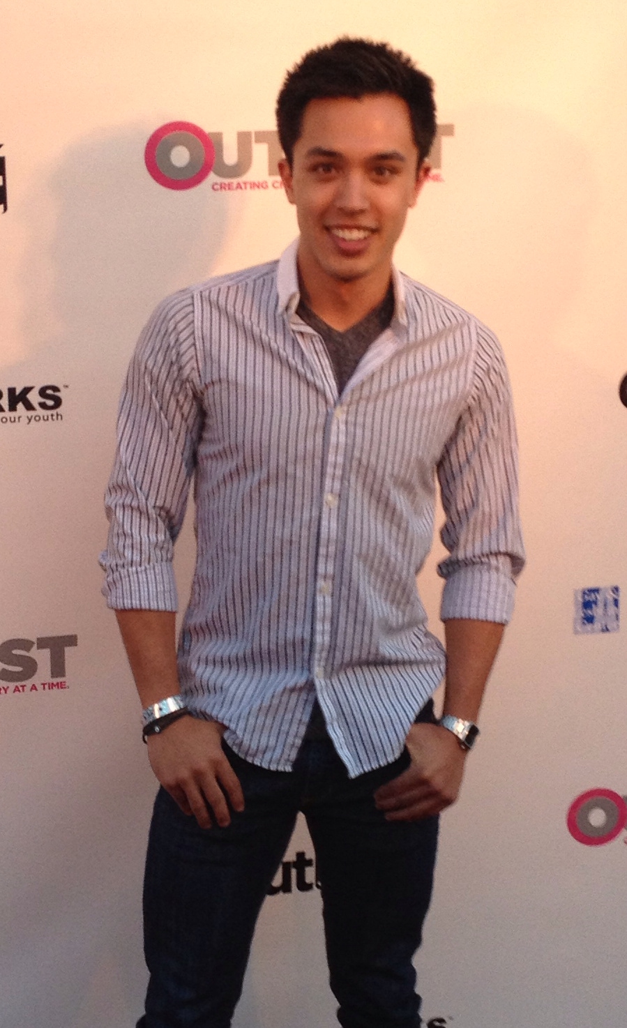 Lee at the 2013 OutSet Shorts Premiere on the Sony lot in Culver City, CA.