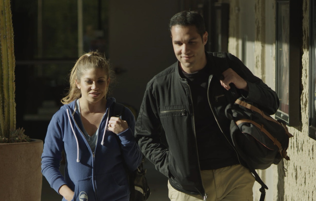 Still of Ibrahim Ashmawey and Danielle Fishel in Boiling Pot
