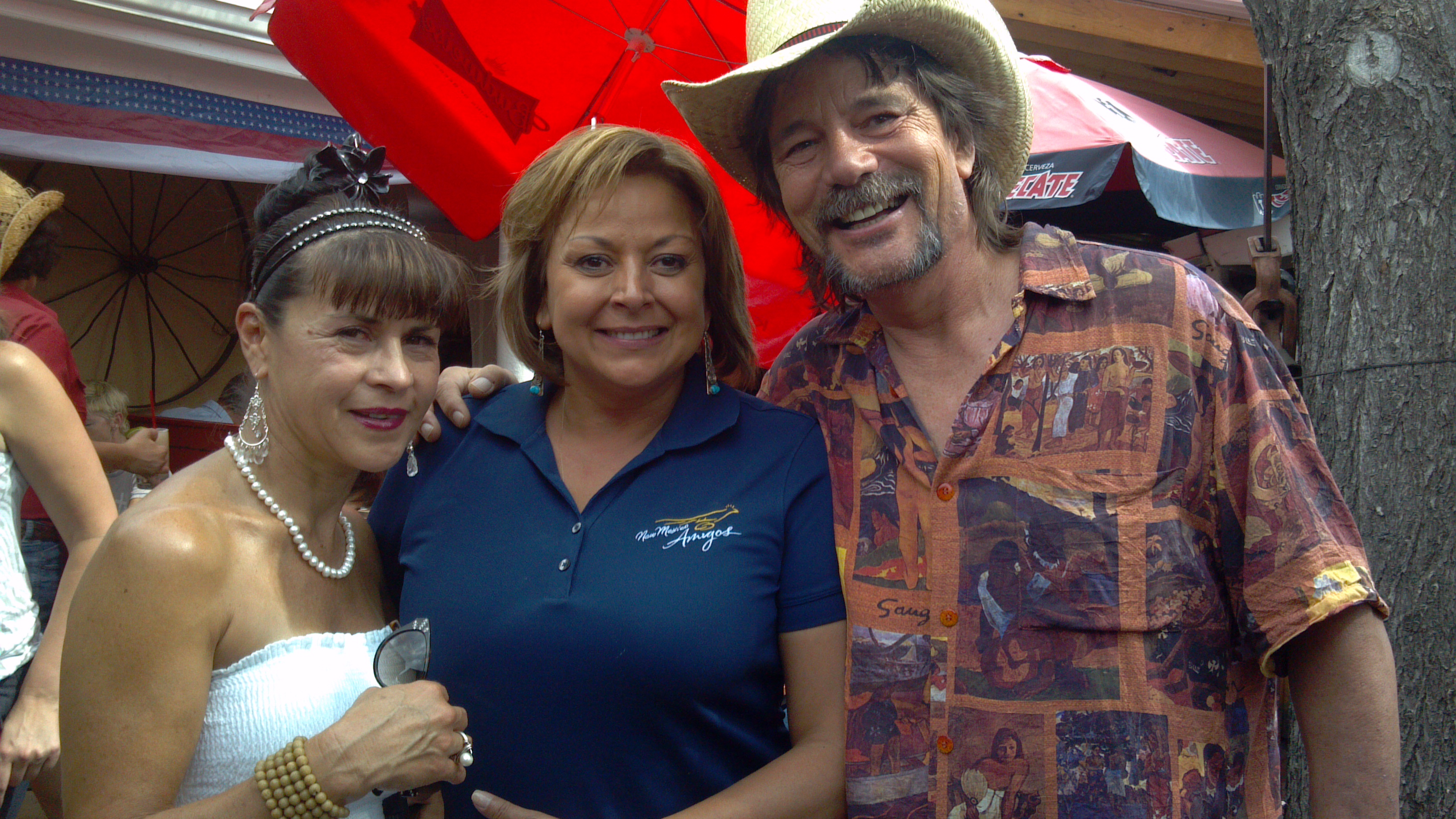 Cowgirl in Santa Fe, New Mexico Michael and Kimmie with.... NM Gov Susanna Martinez
