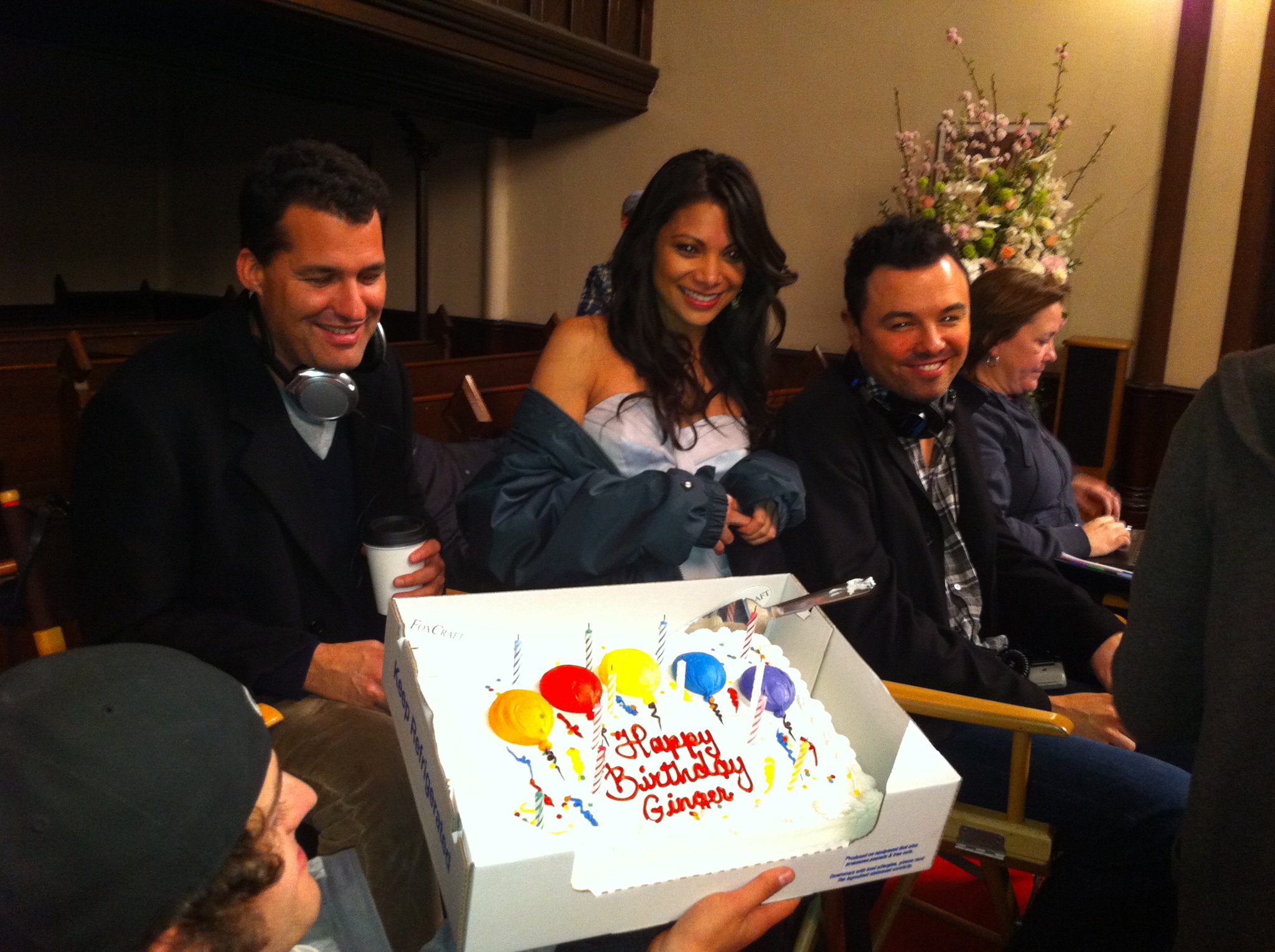 Birthday on the Set of Ted