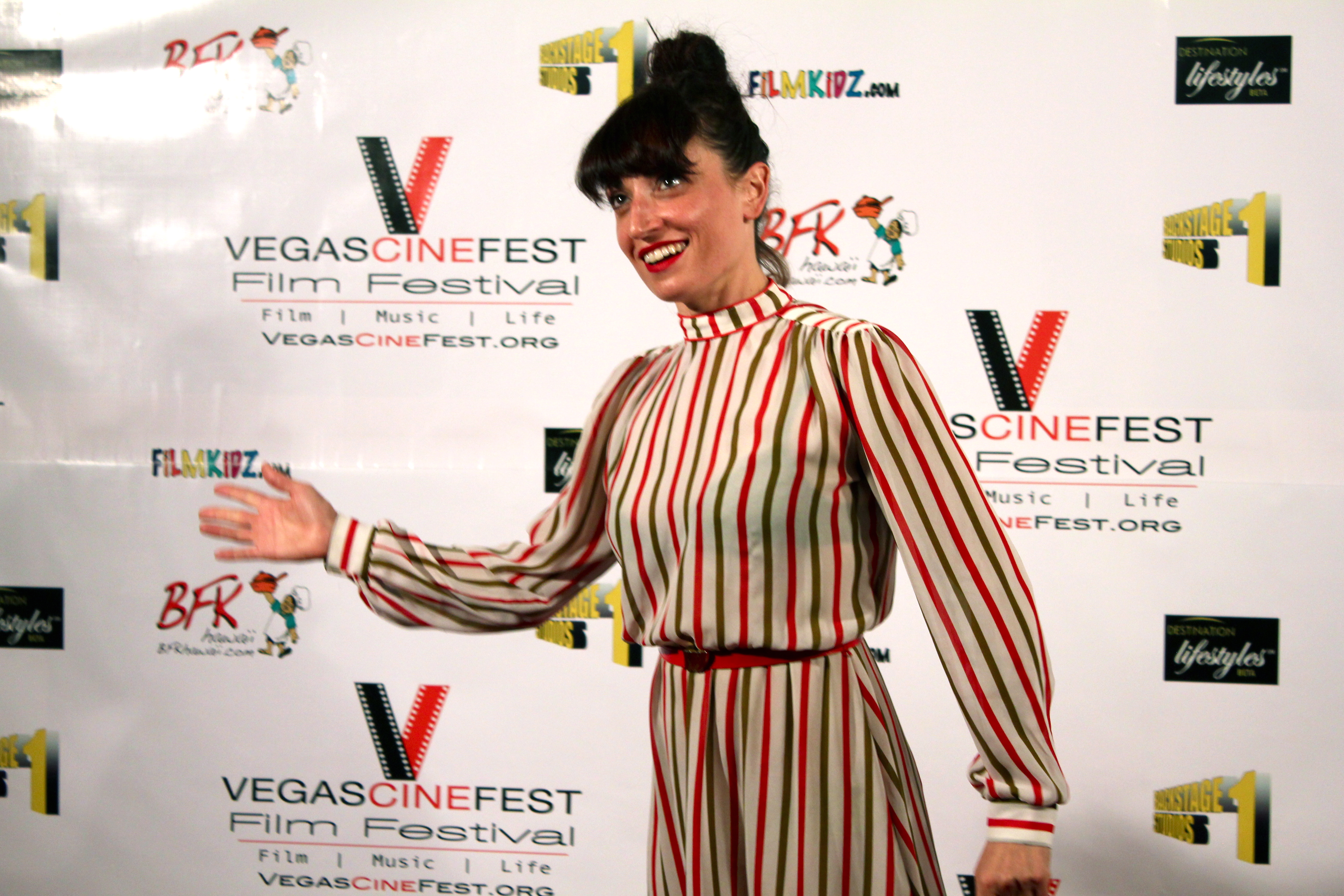 Vegas Cine Fest 2012_awards ceremony night with Maria Dolores Lopez