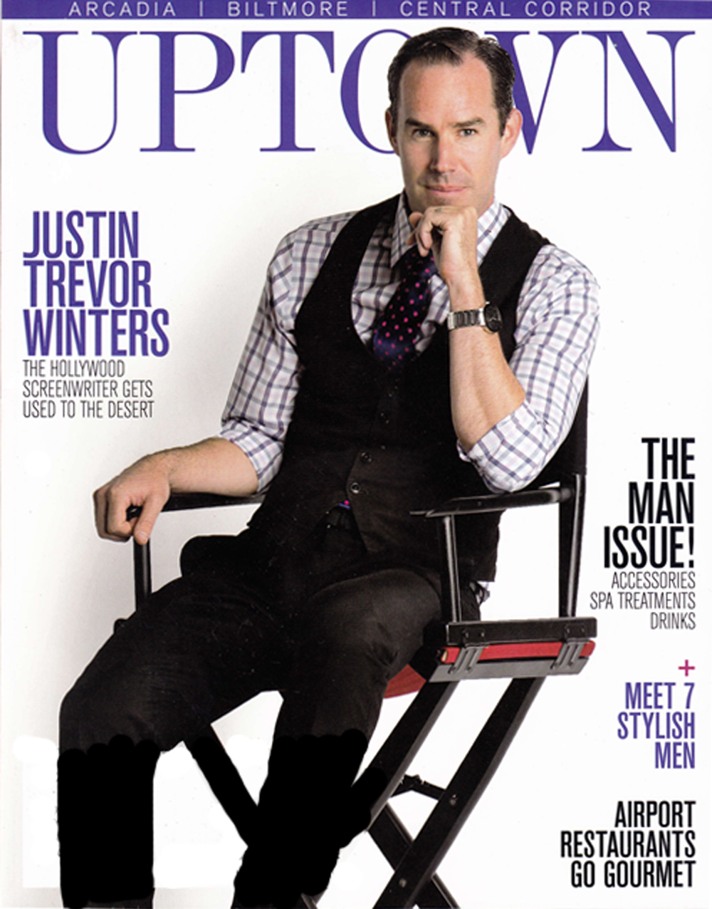 Uptown Magazine Cover Story: Hollywood writer and rejection expert extraordinaire... By Susan Lanier-Graham