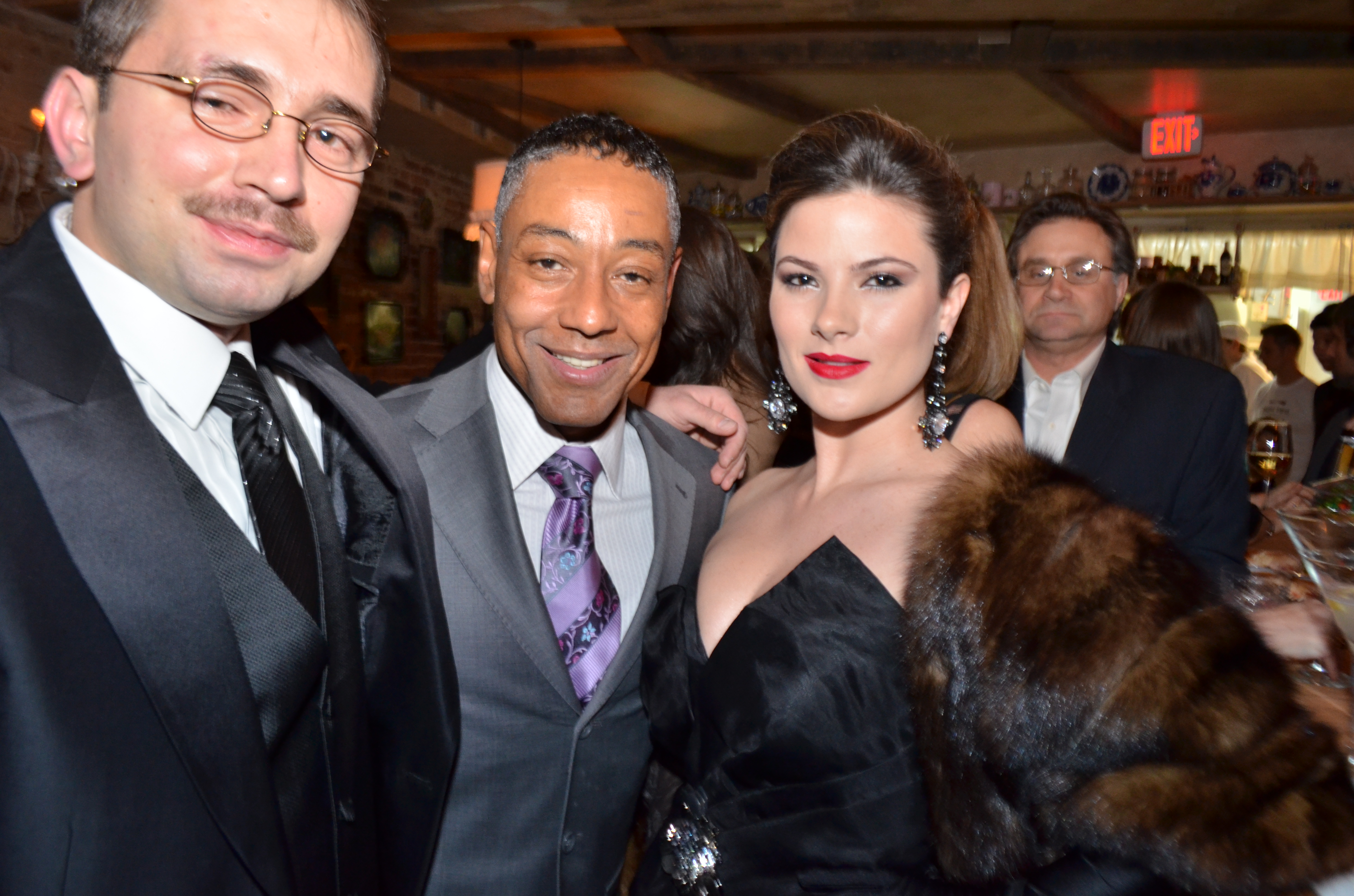 Vasiliy Ranchinskiy, Giancarlo Esposito and Amanda Greer