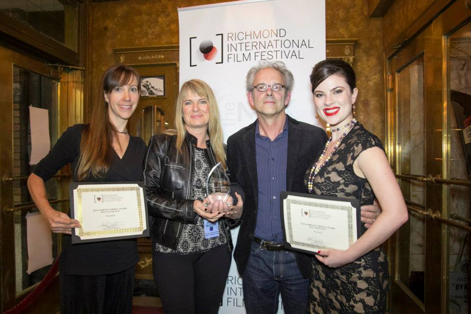 Richmond International Film Festival Award Recipients Amanda Greer winner for The Audience Choice Award 2014