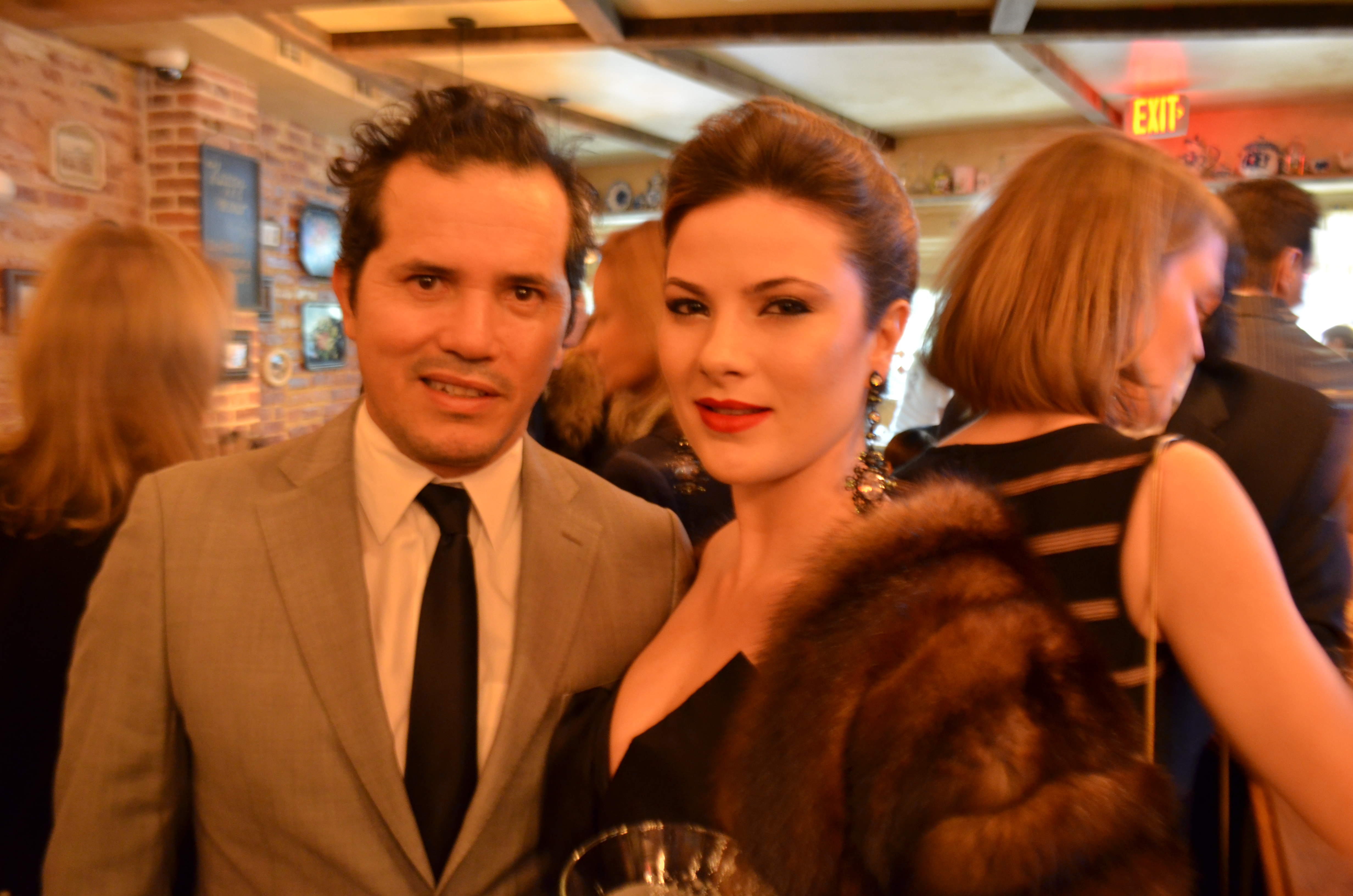 John Leguizamo and Amanda Greer