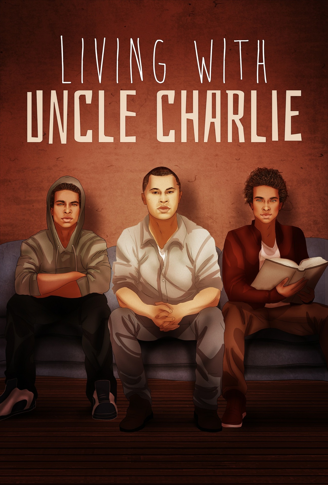 Living With Uncle Charlie Cover. Starring Myself as Uncle Charlie and Joel and Joseph Harold as my nephews who are also the creators of the show.