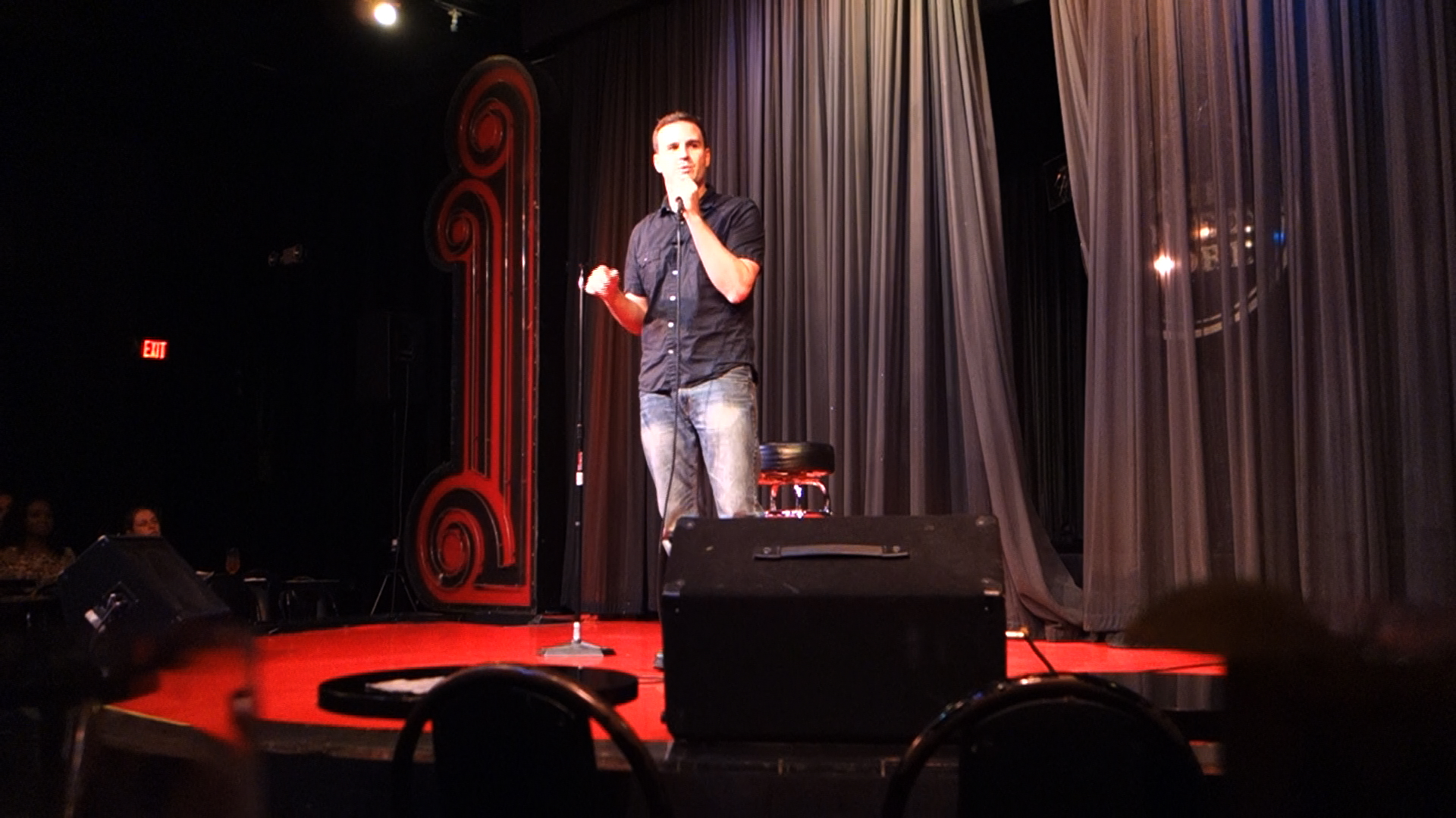 Comedian Michael James Nelson performing in Hollywood, CA (2013)