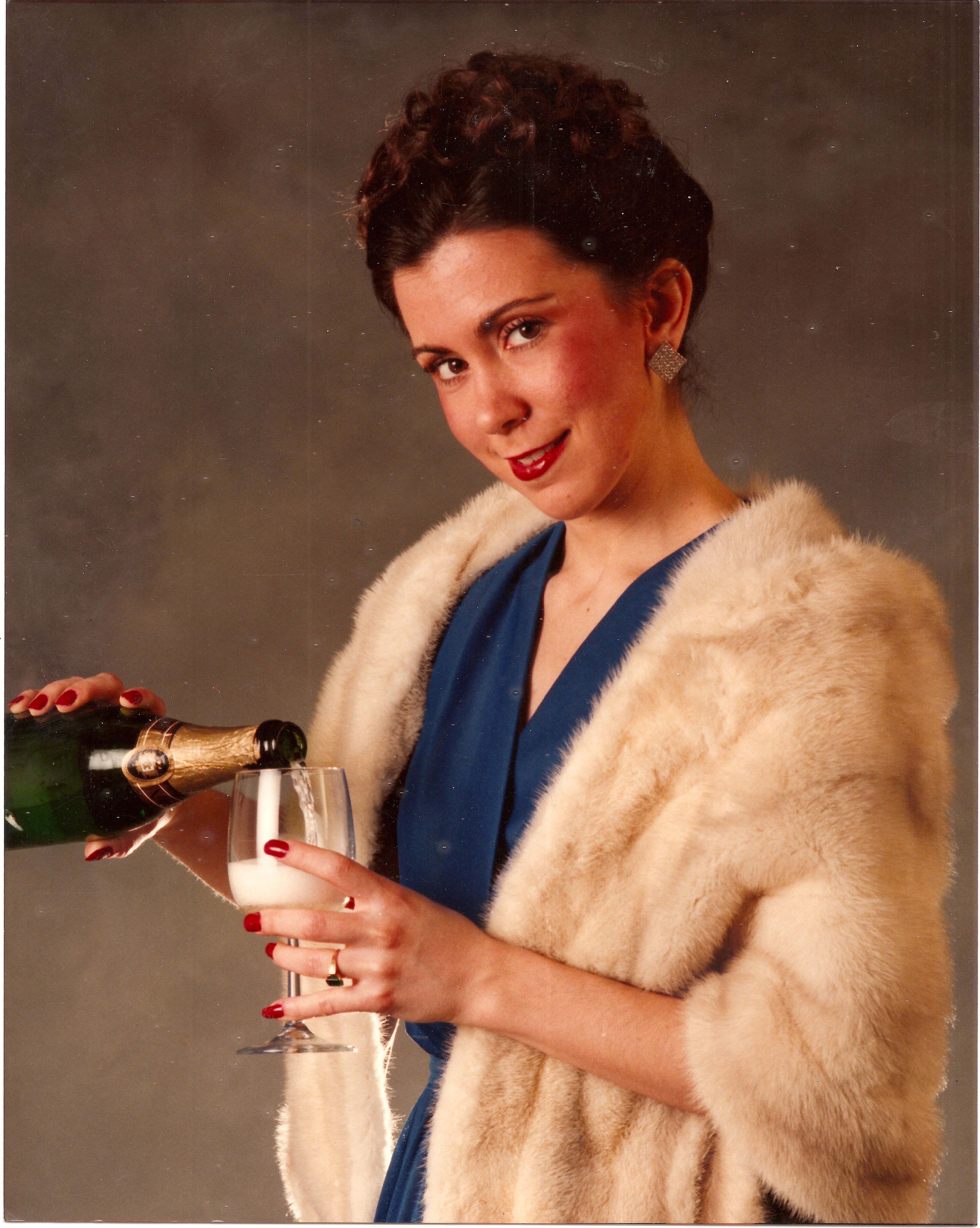 Say..Anyone in the mood for some Champagne served by Helen Darras?!