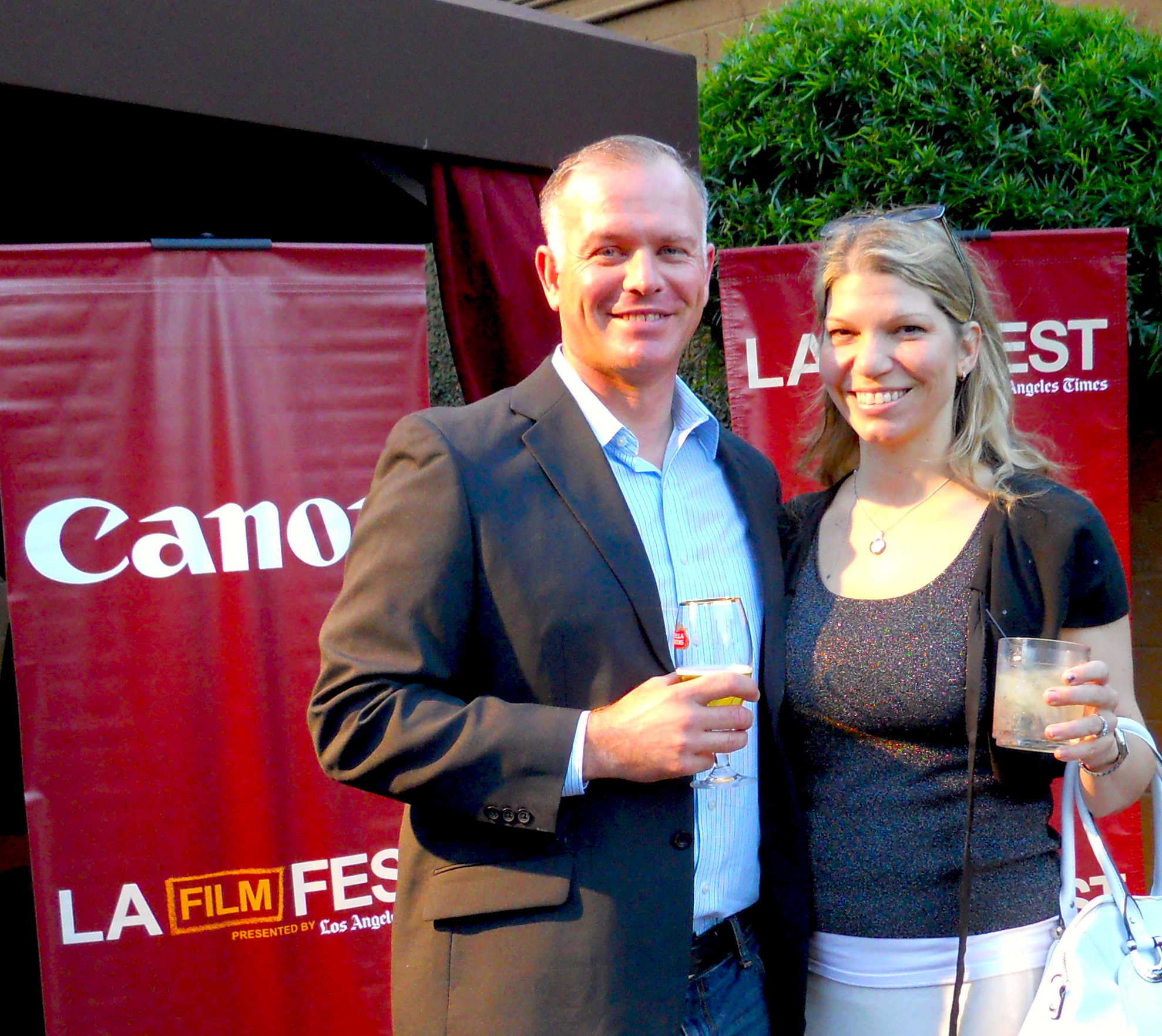 Steven & Adrienne Evatt - LA Film Fest Mixer 2012