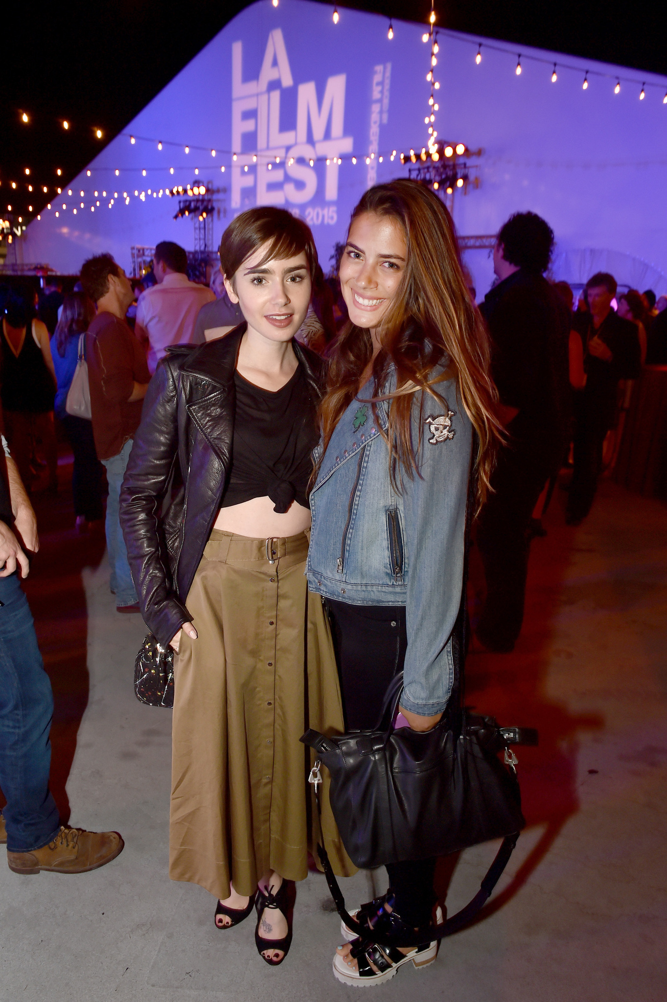 Lily Collins and Lorenza Izzo