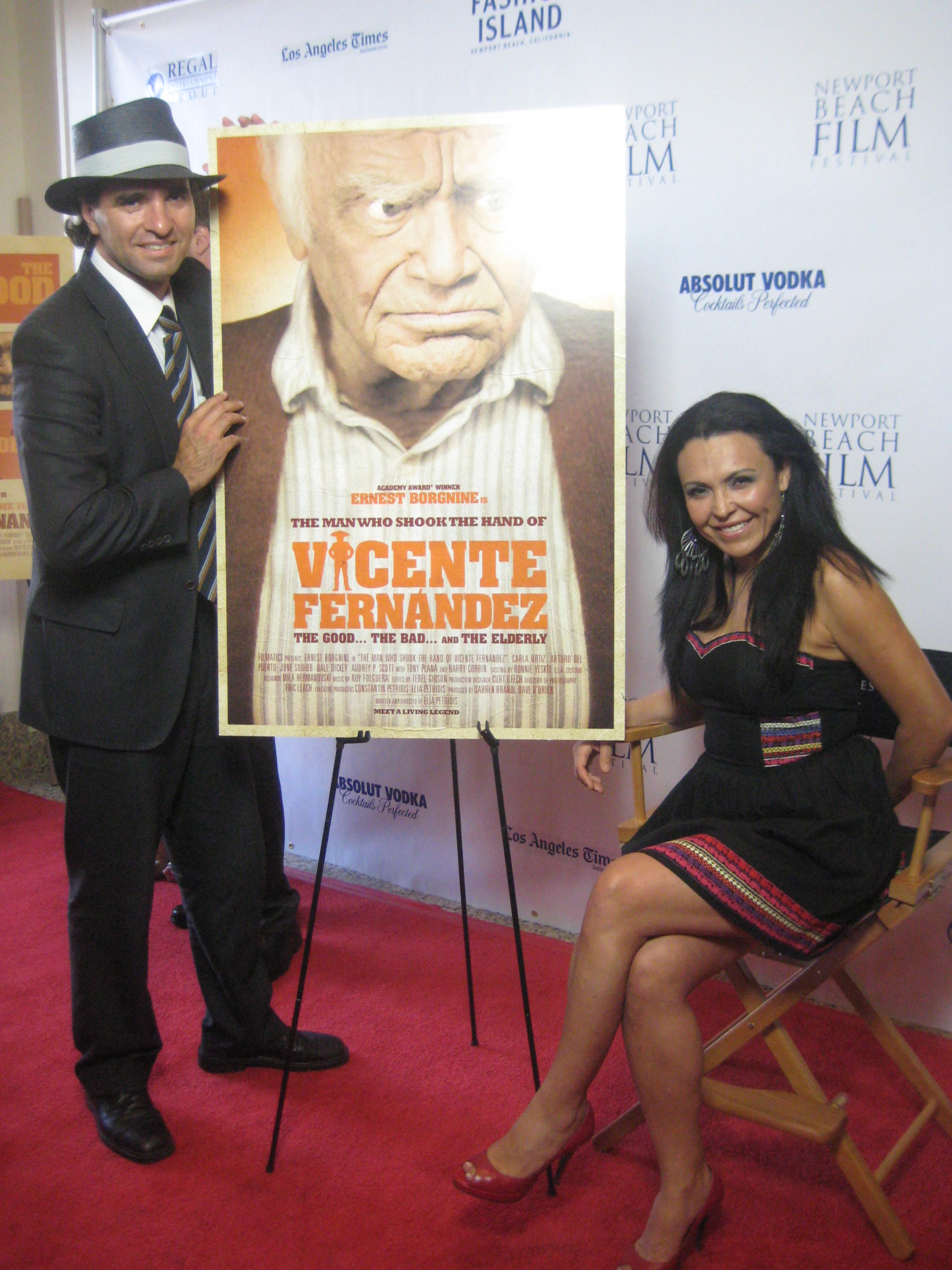 Sandra Santiago at the Ernest Borgnine movie premier Vicente Fernandez, New Port Beach Film Festival California 2012 http://www.sandrasantiago.com https://www.facebook.com/SandraSantiago.page?ref=hl https://twitter.com/SandraSantiago_