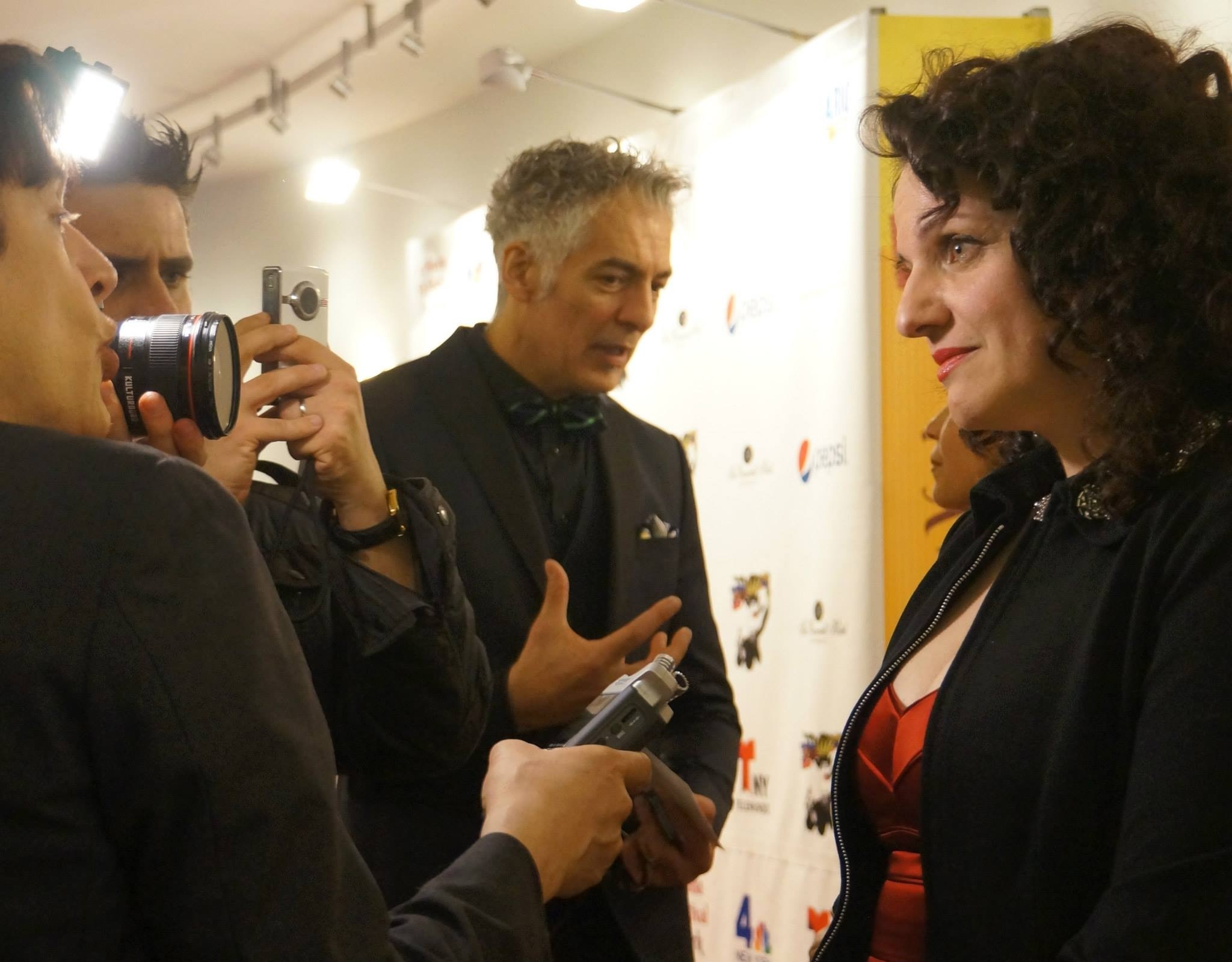 Tio Louie, Lina Sarrello and Juan Chavez at the HFFNY