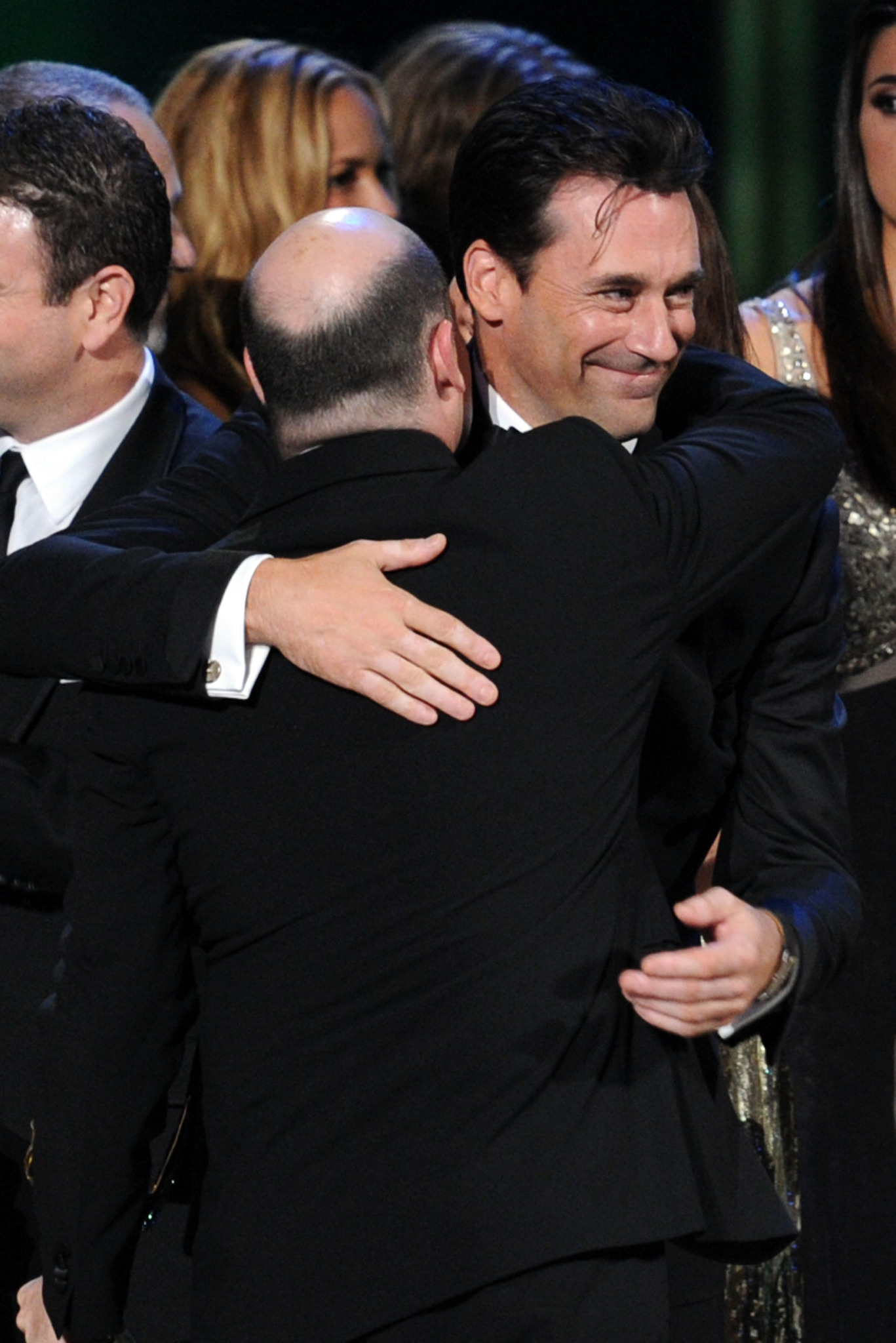 Jon Hamm and Matthew Weiner