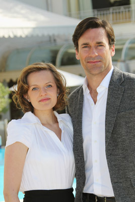 Elisabeth Moss and Jon Hamm