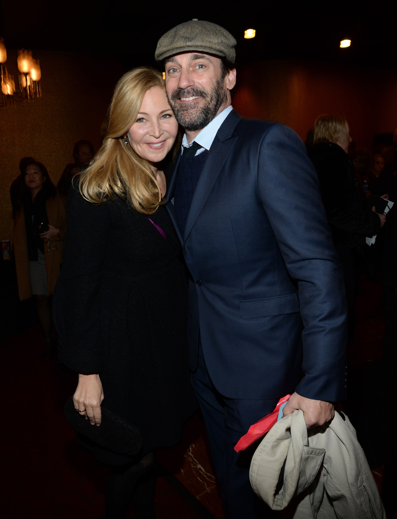 Jon Hamm and Jennifer Westfeldt at event of Into the Woods (2014)