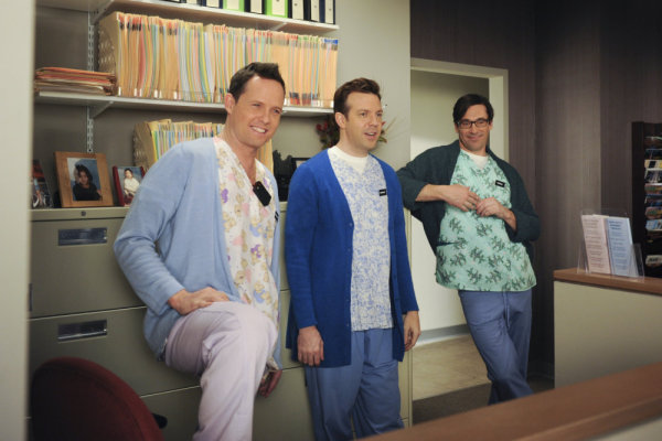 Still of Jon Hamm, Jason Sudeikis and Dean Winters in 30 Rock (2006)