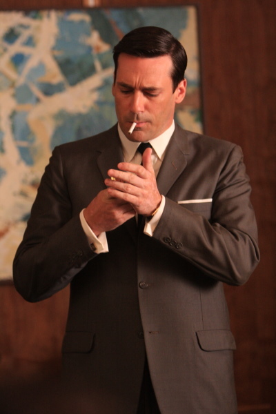 Still of Jon Hamm in MAD MEN. Reklamos vilkai (2007)