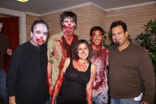 On the set of One Dark Night in 2007.