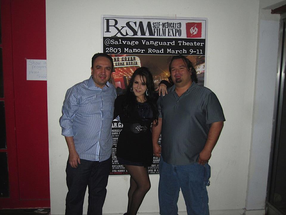 At the premiere of El Cucuy at the RXSM Film Expo in Austin in 2012.