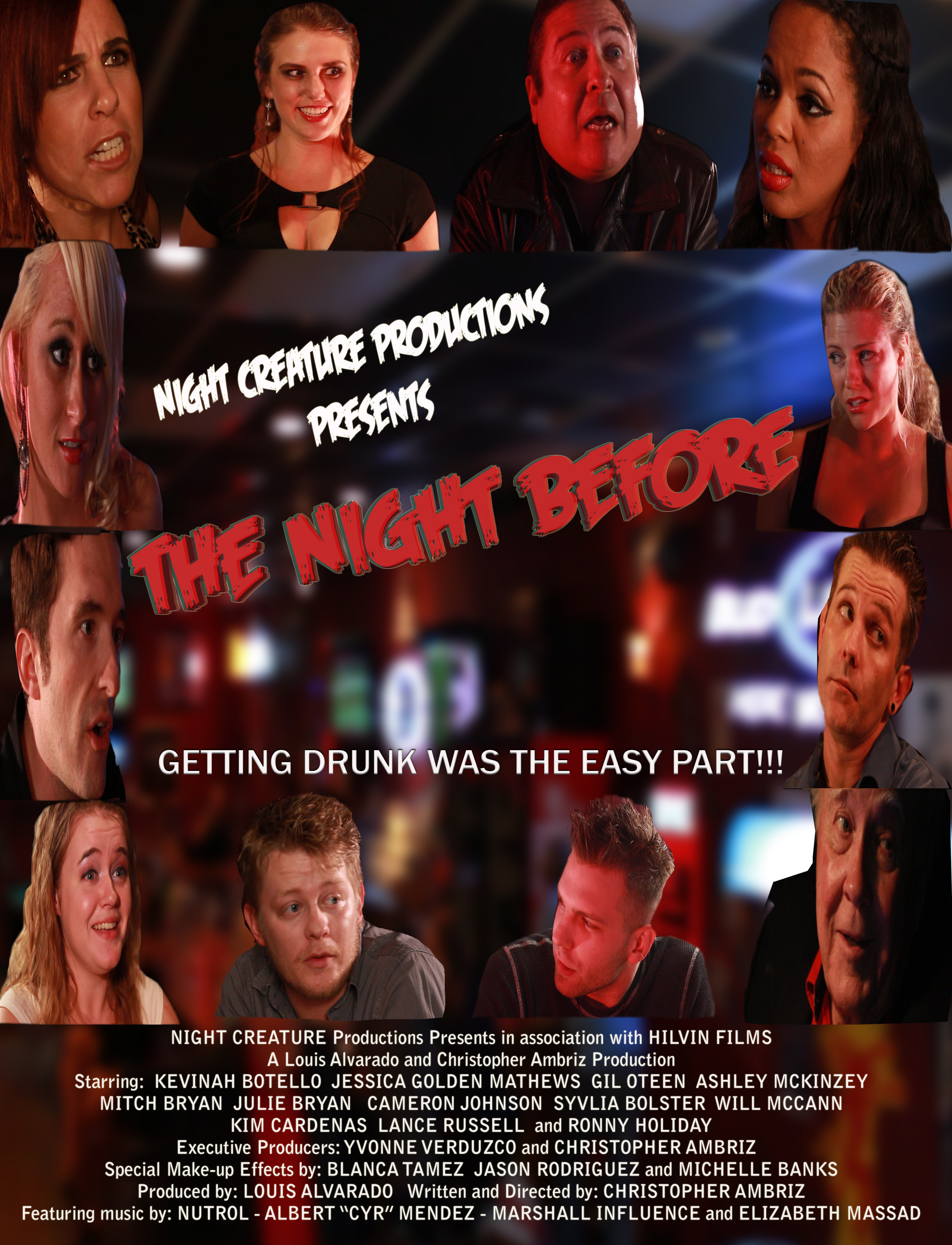 Film Poster for The Night Before.