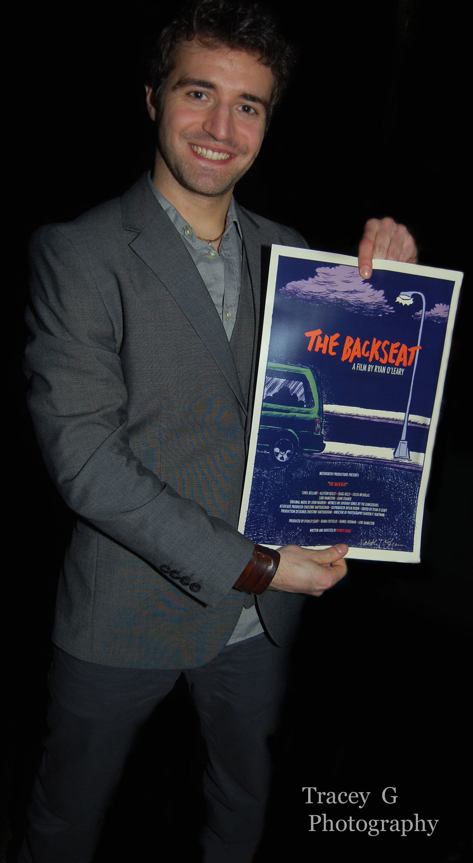 The Backseat world premier (Pictured: Costa Nicholas)