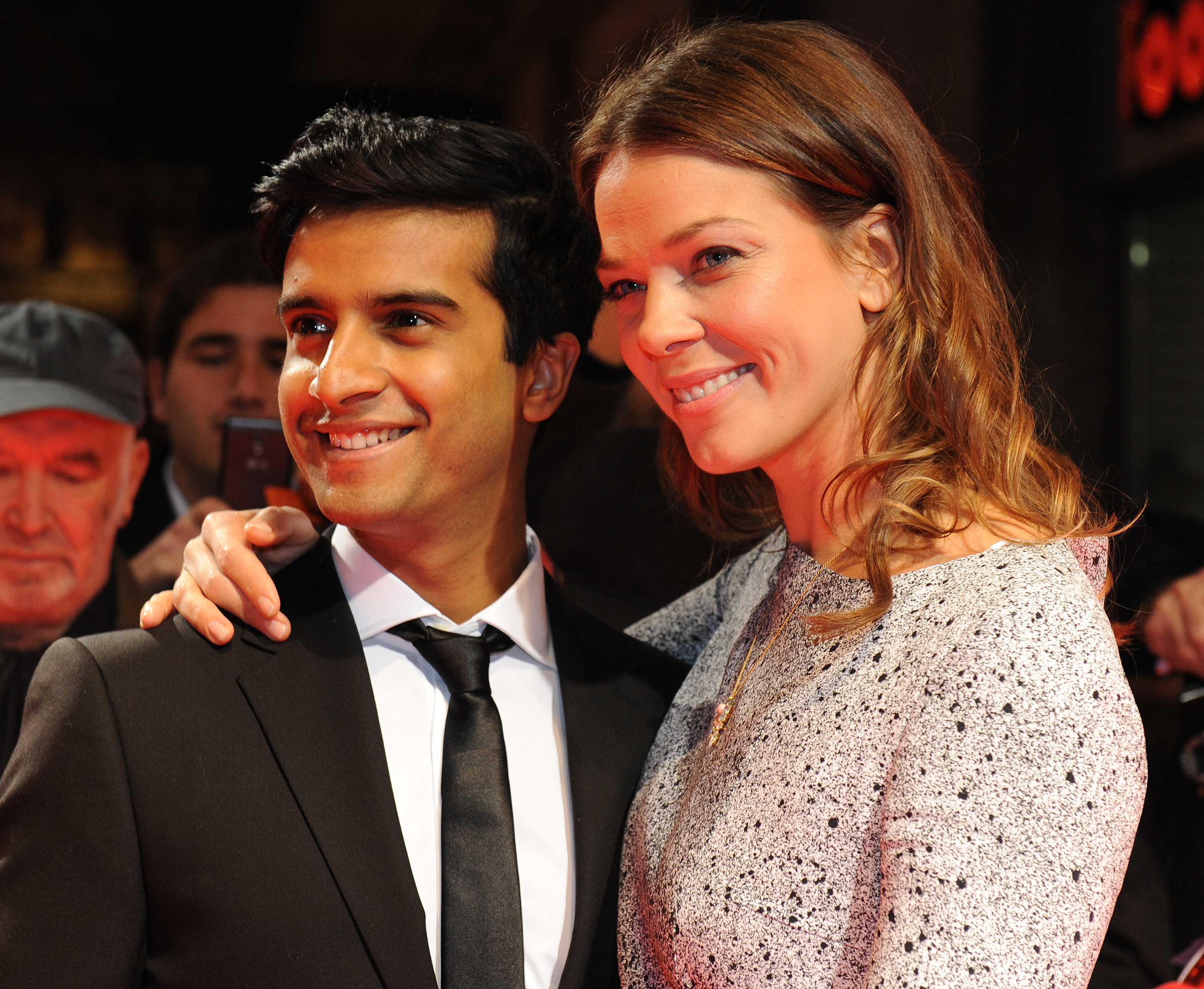 With The Cook (Der Koch) co-star, Jessica Schwarz at the German premiere.
