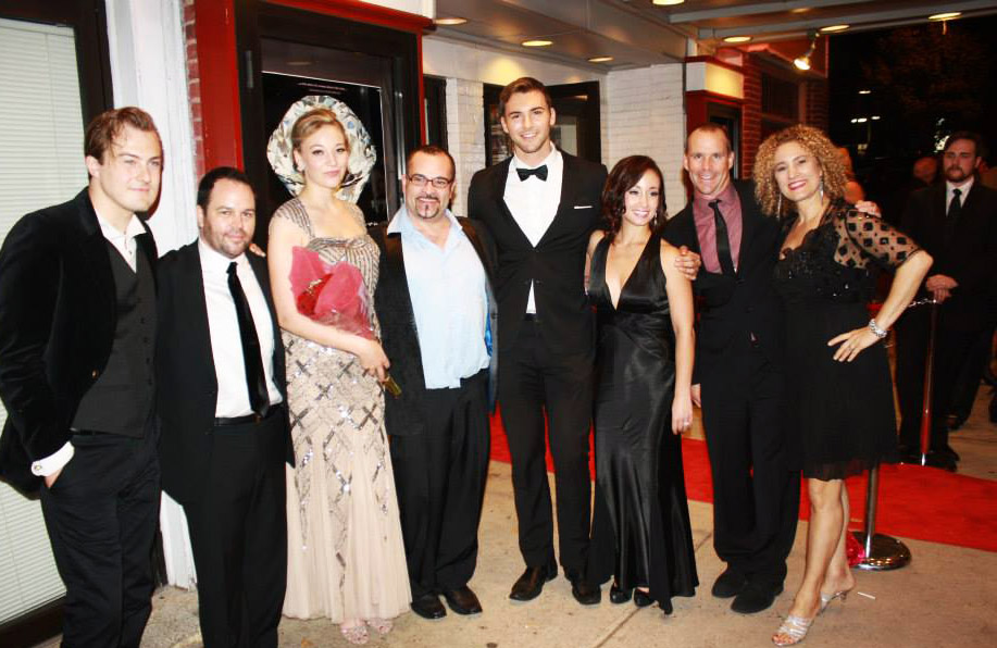 Adrian Gorbaliuk and the cast at the premier of 'Diamonds to Dust' 2013
