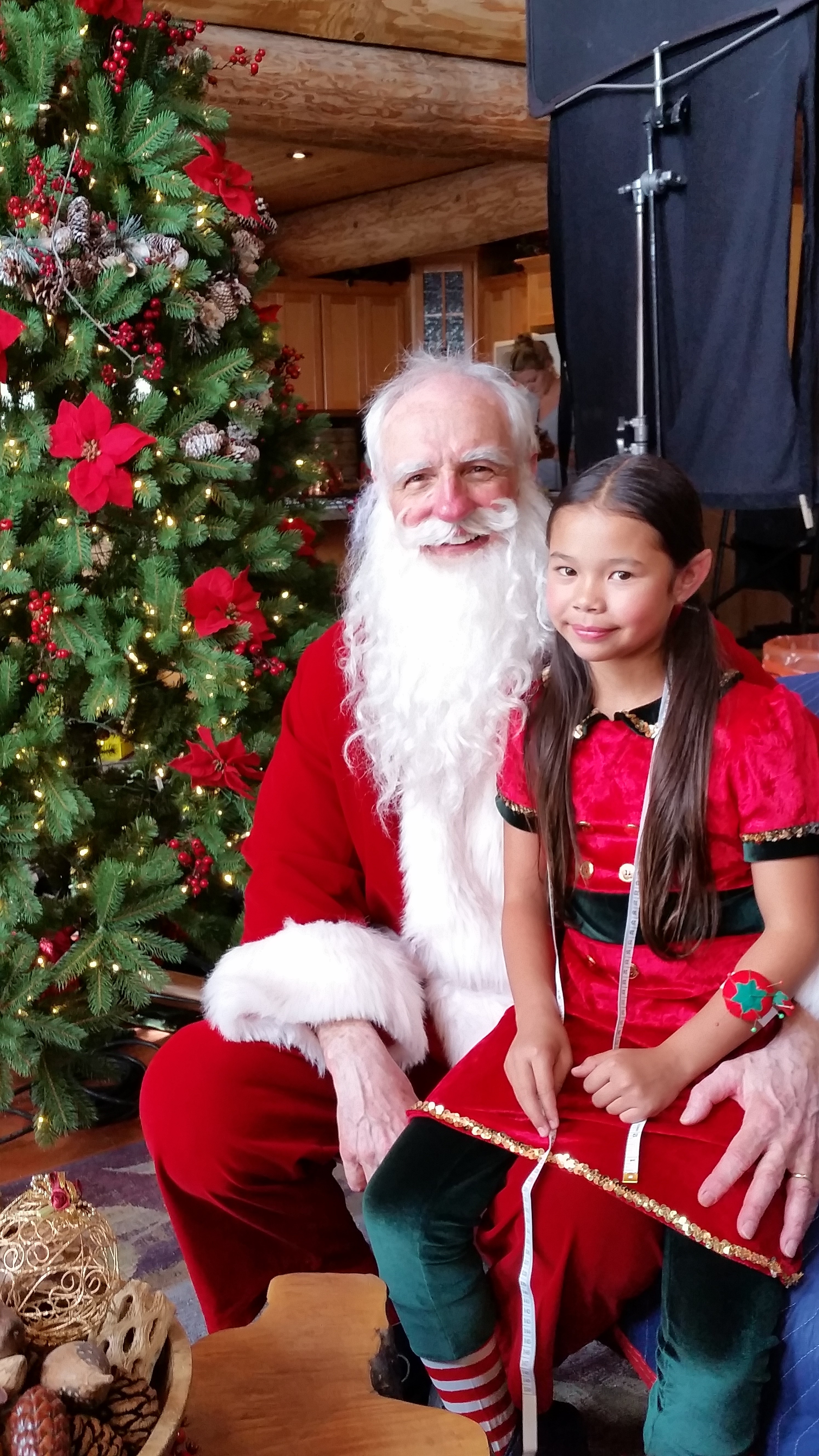 Onset of Becoming Santa, Emily Delahunty with Michael Gross